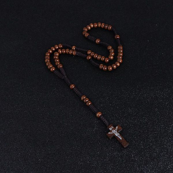 pendant necklaces komi 8mm wooden beads rosaries wood rosary round necklace catholicism prayer religious jewelry r-051-055, Silver
pendant necklaces komi 8mm wooden beads rosaries wood rosary round necklace catholicism prayer religious jewelry r-051-055, Silver
