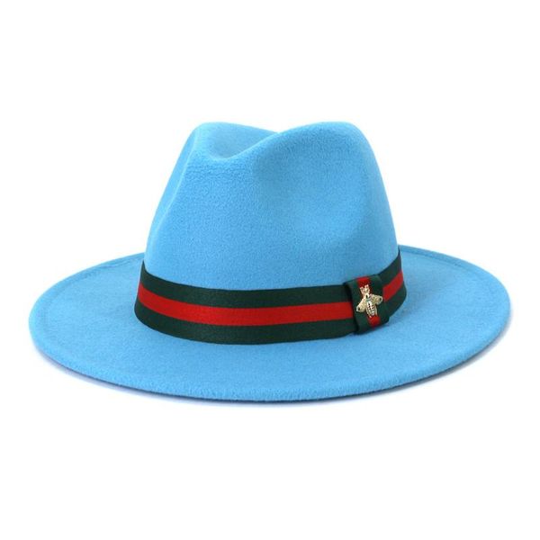 stingy brim hats fedora for men jazz hat fedoras fashion women and rock star, Blue;gray
stingy brim hats fedora for men jazz hat fedoras fashion women and rock star, Blue;gray