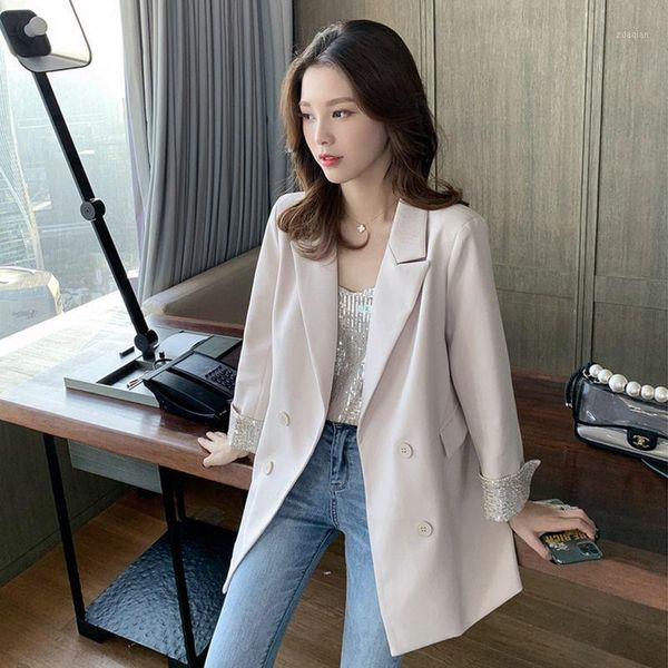 men's suits & blazers spring and autumn suit coat women's 2021 korean chic net red small lady, White;black
men's suits & blazers spring and autumn suit coat women's 2021 korean chic net red small lady, White;black