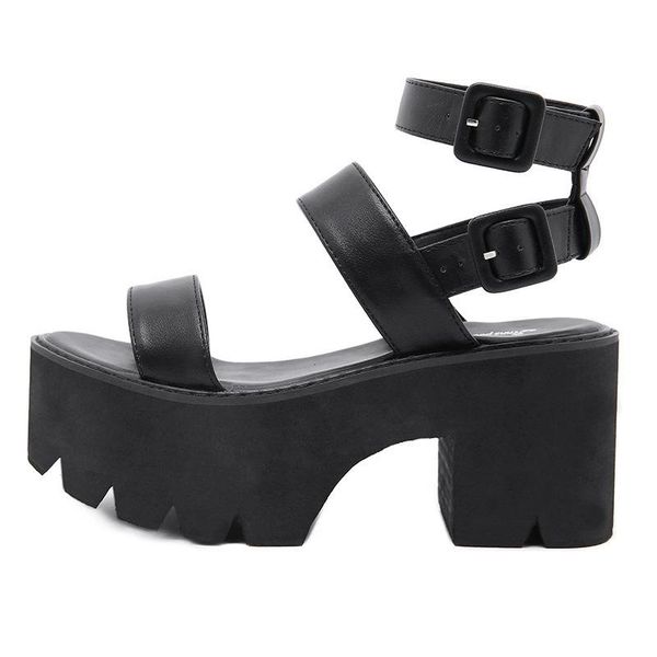 sandals classic summer women platform thick bottom ankle strap high heels open toe black block-heel shoes
sandals classic summer women platform thick bottom ankle strap high heels open toe black block-heel shoes