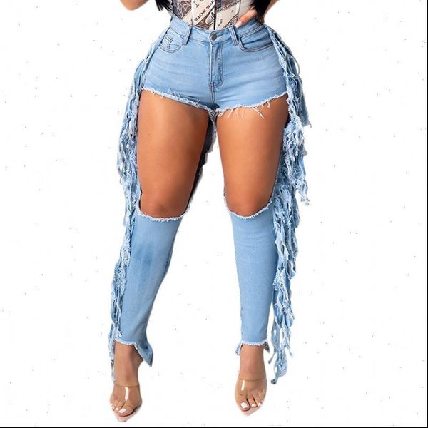 ripped hole high waist cut womens jean out tassel splicing trousers vintage stretch flare denim pants, Blue
ripped hole high waist cut womens jean out tassel splicing trousers vintage stretch flare denim pants, Blue