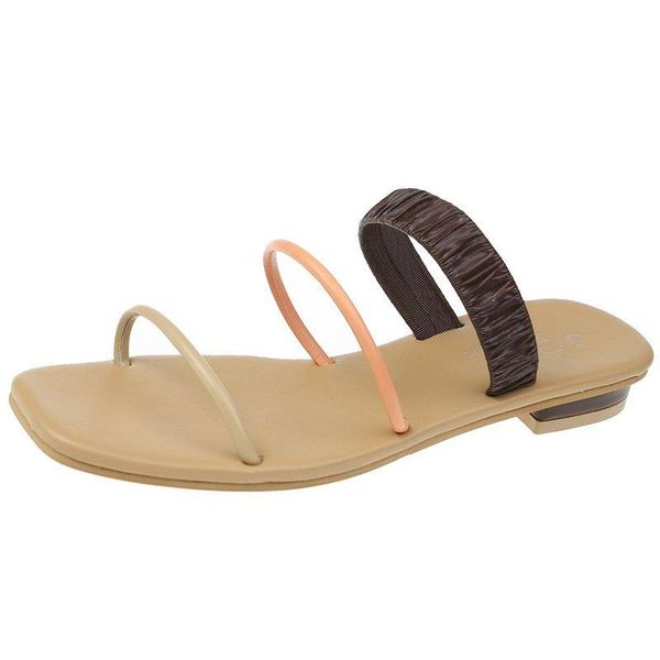 summer style small fresh casual all-match word belt sandals flat slippers women, Black
summer style small fresh casual all-match word belt sandals flat slippers women, Black