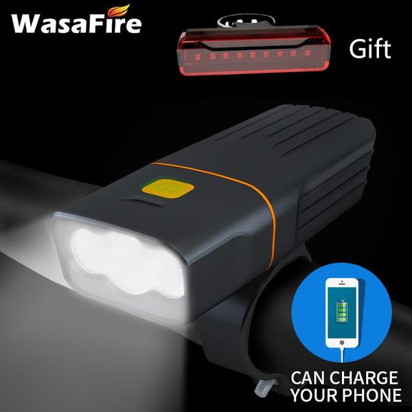 6000lum 3*t6 led waterproof headlight usb rechargeable built-in 2400mah 3modes bicycle light bike accessories with taillight lights
6000lum 3*t6 led waterproof headlight usb rechargeable built-in 2400mah 3modes bicycle light bike accessories with taillight lights