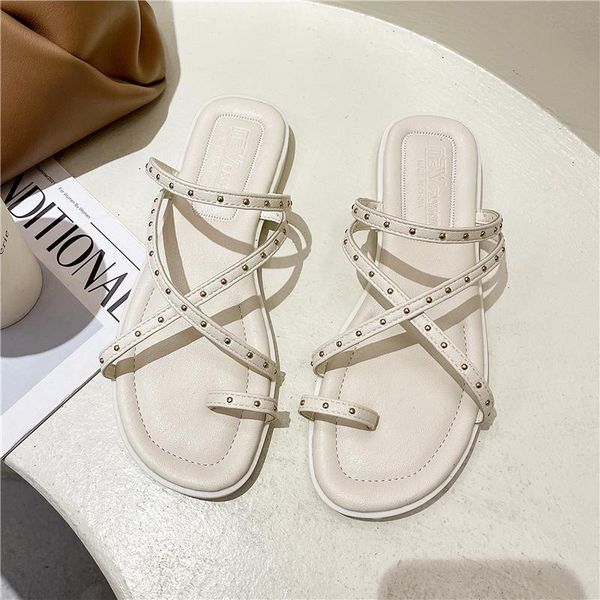 sandals women summer fashion women's 2021 round head comfortable solid color flip flops casual shoes flat slippers, Black
sandals women summer fashion women's 2021 round head comfortable solid color flip flops casual shoes flat slippers, Black
