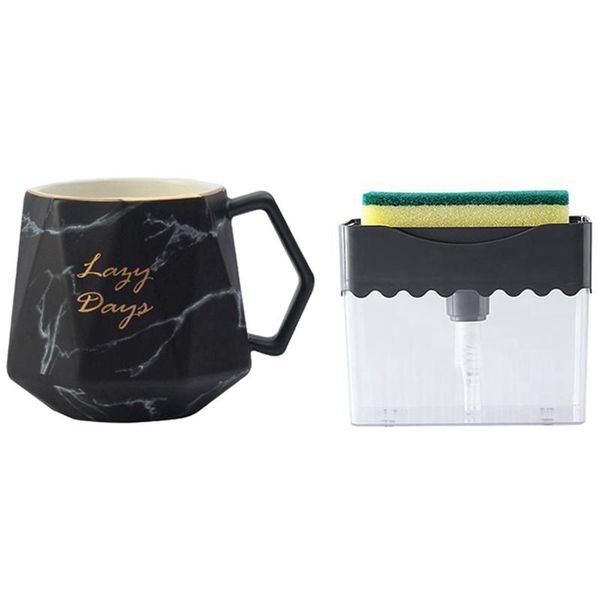 mugs 1 pcs 430ml diamond-shaped marble mug ceramic & set soap pump dispenser and sponge holder with cleaning sponges
mugs 1 pcs 430ml diamond-shaped marble mug ceramic & set soap pump dispenser and sponge holder with cleaning sponges