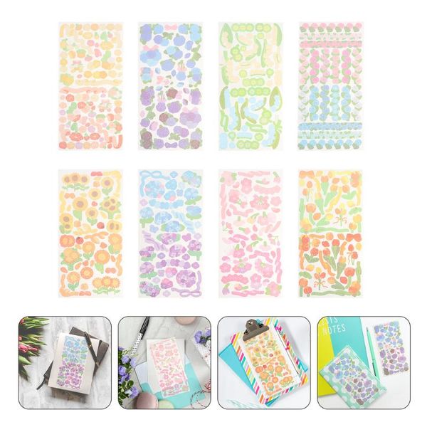 gift wrap 8 sheets of diy stickers self adhesive floral themed decorative sticker
gift wrap 8 sheets of diy stickers self adhesive floral themed decorative sticker