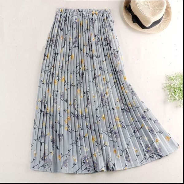 floral print long maxi fashion womens skirts summer high waist pleated boho holiday beach chiffon sun, Black
floral print long maxi fashion womens skirts summer high waist pleated boho holiday beach chiffon sun, Black