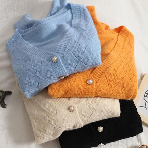women's knits & tees temperament soft short cardigan sweater jacket women's autumn breasted solid button knit korean black, White
women's knits & tees temperament soft short cardigan sweater jacket women's autumn breasted solid button knit korean black, White