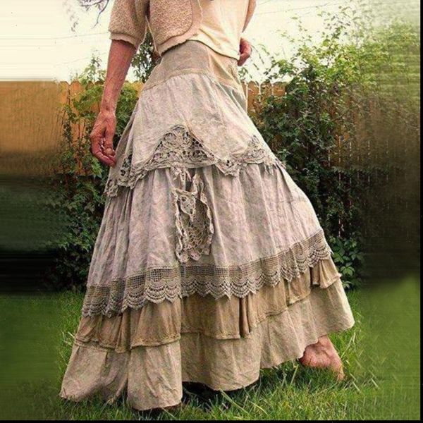 womens skirts plus size summer vintage ruffles maxi lace long low waist prairie chic dropped skirt, Black
womens skirts plus size summer vintage ruffles maxi lace long low waist prairie chic dropped skirt, Black