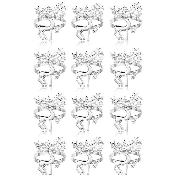 napkin rings christmas deer set, elk holder for cloth napkins, xmas dining table decoration buckle
napkin rings christmas deer set, elk holder for cloth napkins, xmas dining table decoration buckle