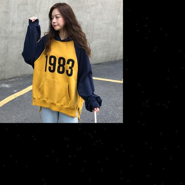girls oversized patchwork women sweatshirt long sleeve loose korean style jumper students boyfriend, Black
girls oversized patchwork women sweatshirt long sleeve loose korean style jumper students boyfriend, Black