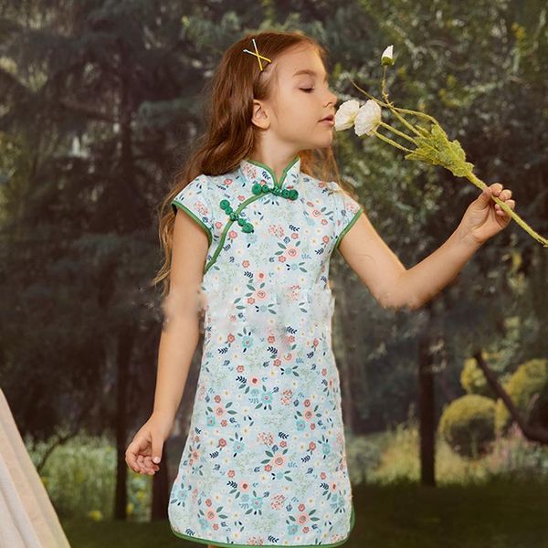 ethnic clothing 202 1floral cotton kids's short sleeve cheongsam chinese style dress for children girl's girl with disc button, Red
ethnic clothing 202 1floral cotton kids's short sleeve cheongsam chinese style dress for children girl's girl with disc button, Red