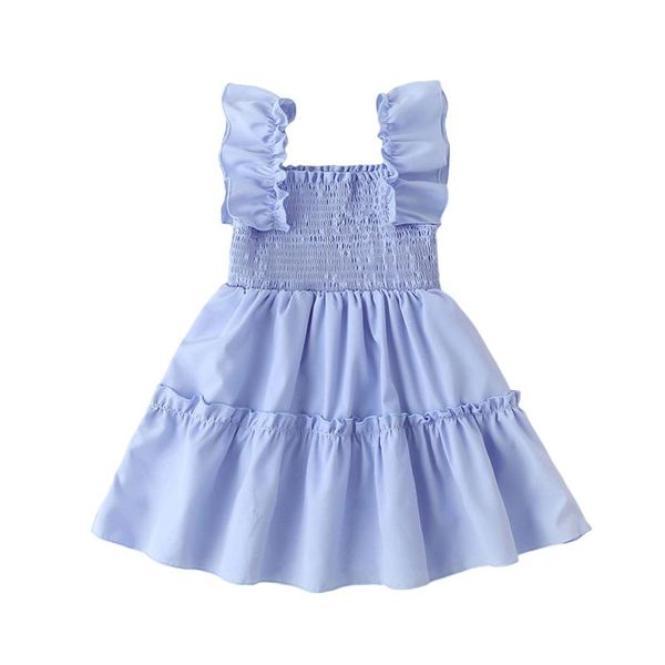 girl's dresses toddler solid color dress,cute ruffle casual cotton girl summer square collar apparel smocked sleeve, Red;yellow
girl's dresses toddler solid color dress,cute ruffle casual cotton girl summer square collar apparel smocked sleeve, Red;yellow