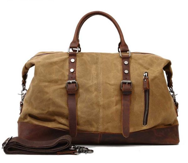duffel bags waterproof canvas nylon cotton bag with leather carrier travel big space capacity tote brown business style
duffel bags waterproof canvas nylon cotton bag with leather carrier travel big space capacity tote brown business style