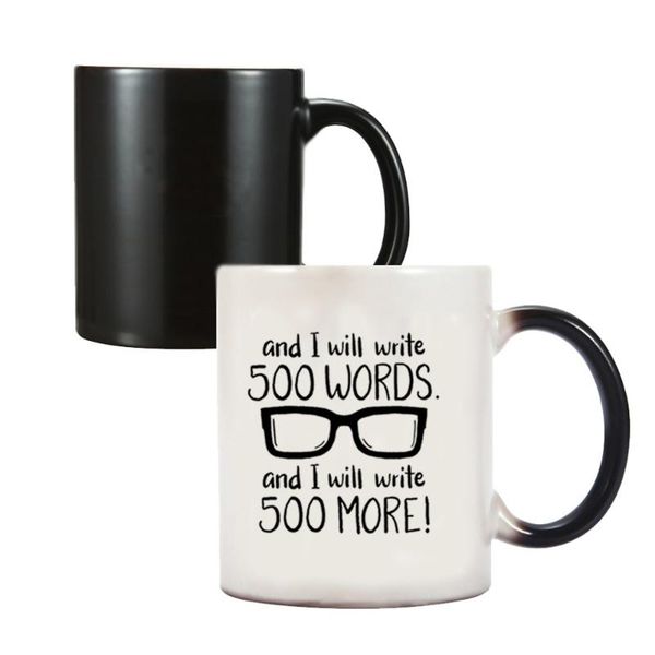 and i will write 500 words color changing magic coffee mug journalists author literary gift tea travel cup mugs
and i will write 500 words color changing magic coffee mug journalists author literary gift tea travel cup mugs