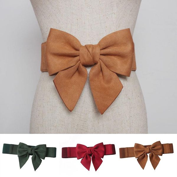 belts leather velvet bow elastic belt pure color high waistband for dress daily with big waist band accessories, Black;brown
belts leather velvet bow elastic belt pure color high waistband for dress daily with big waist band accessories, Black;brown