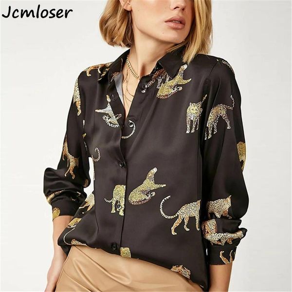 women's blouses & shirts 2021 spring summer long sleeve women leopard turn-down collar blouse shirt casual elegant work wear chiffon, White
women's blouses & shirts 2021 spring summer long sleeve women leopard turn-down collar blouse shirt casual elegant work wear chiffon, White