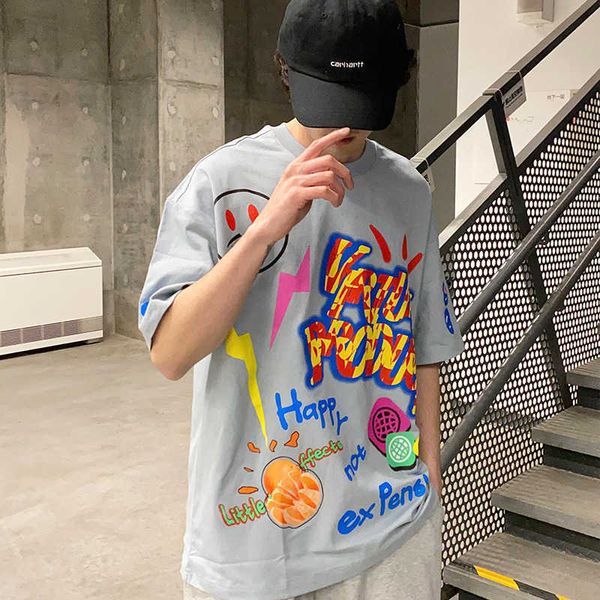 soda clothing new products in spring and summer 2021 fashion brand street graffiti fun loose men's short sleeve hip hop t-shirt, White;black
soda clothing new products in spring and summer 2021 fashion brand street graffiti fun loose men's short sleeve hip hop t-shirt, White;black