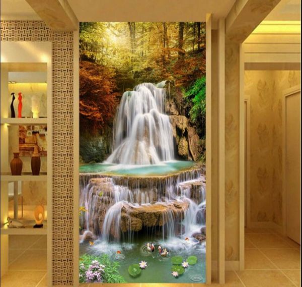 wallpapers waterfall fish hallway mural po wallpaper for living room wall decor entrance 3d papers home sticker
wallpapers waterfall fish hallway mural po wallpaper for living room wall decor entrance 3d papers home sticker