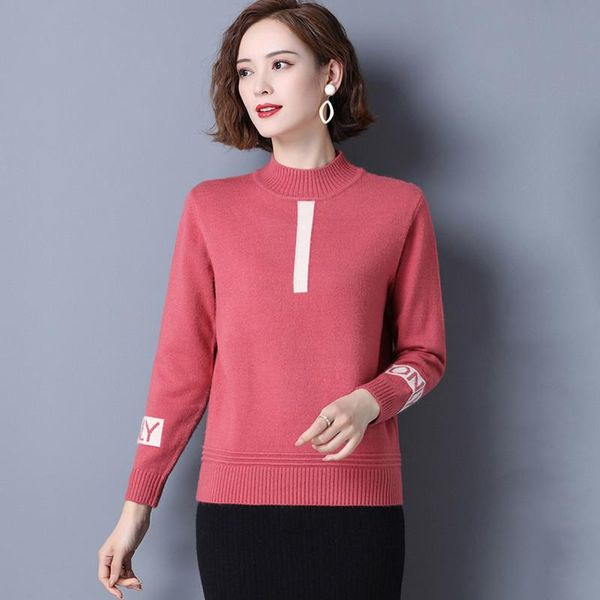 women's sweaters pullover 2021 arrival korea style autumn winter knitted basic shirts women spring casual sweater, White;black
women's sweaters pullover 2021 arrival korea style autumn winter knitted basic shirts women spring casual sweater, White;black