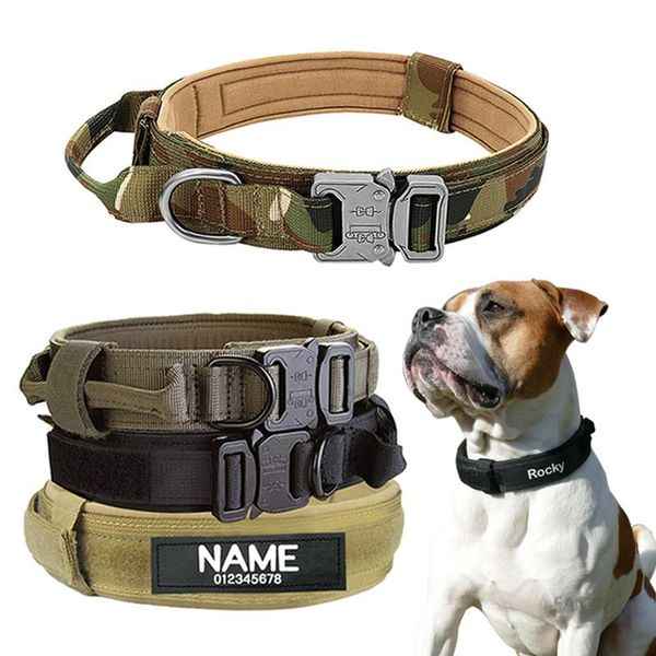 dog collars & leashes military tactical collar nylon adjustable large personalized with handle training running accessories
dog collars & leashes military tactical collar nylon adjustable large personalized with handle training running accessories