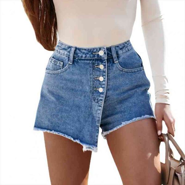 women shorts mid waist solid color all-matched multi breasted fake skirt denim shorts multi pockets straight short jeans, White;black
women shorts mid waist solid color all-matched multi breasted fake skirt denim shorts multi pockets straight short jeans, White;black