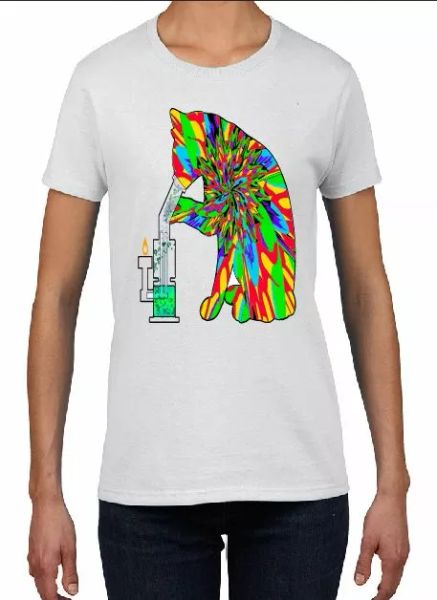 cat bong weed smoke 420 leaves pot cannabis smoking graphic tee t-shirt, White;black
cat bong weed smoke 420 leaves pot cannabis smoking graphic tee t-shirt, White;black
