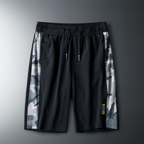 2021summer men's casual large size loose shorts men gym fitness jogging quick-drying male camouflage stitching, White;black
2021summer men's casual large size loose shorts men gym fitness jogging quick-drying male camouflage stitching, White;black