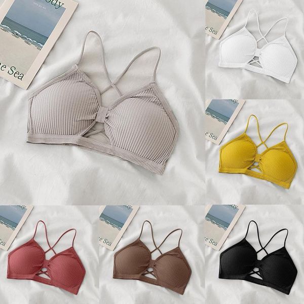 ladies comfortable fashion push up bra tall woman screw sections hollow out casual show thin yoga underwear vest sports camisoles & tanks, Black;white
ladies comfortable fashion push up bra tall woman screw sections hollow out casual show thin yoga underwear vest sports camisoles & tanks, Black;white