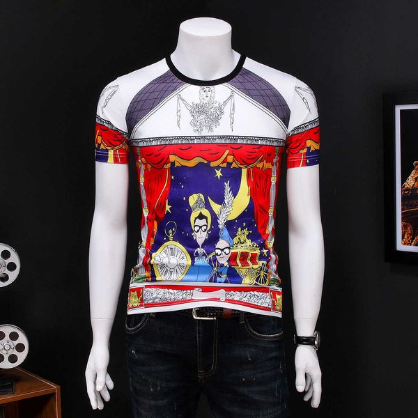 summer tshirt men streetwear round neck casual t-shirt short sleeve fashion print tee camiseta hombre club party clothes 210527, White;black
summer tshirt men streetwear round neck casual t-shirt short sleeve fashion print tee camiseta hombre club party clothes 210527, White;black