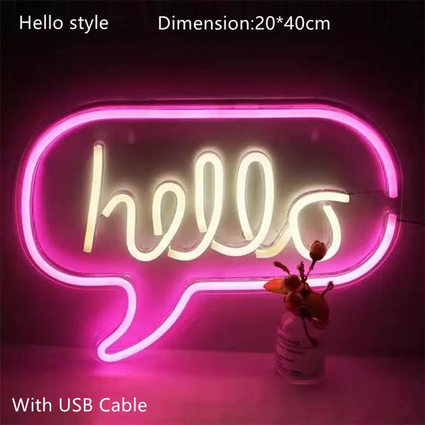 hello neon sign holiday lighting girl home decoration bar public places handmade neons light 12 v super bright 43*30cm
hello neon sign holiday lighting girl home decoration bar public places handmade neons light 12 v super bright 43*30cm