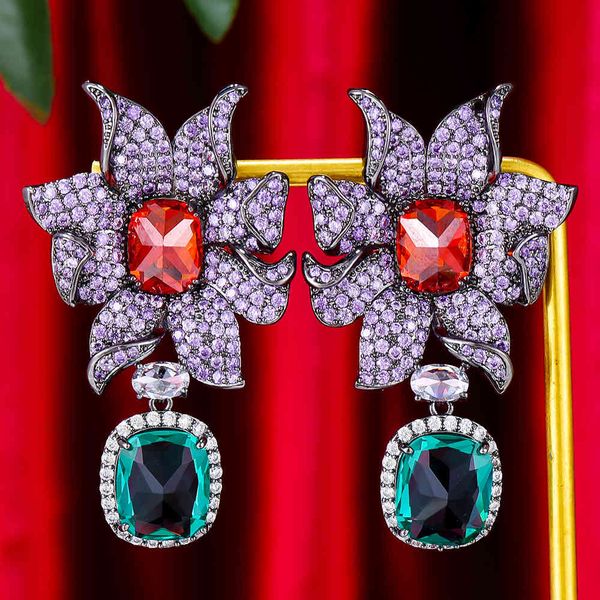 godki fashion street style flowers earrings women wedding party cubic zircon dubai bridal earring boucle d'oreille 2021, Silver
godki fashion street style flowers earrings women wedding party cubic zircon dubai bridal earring boucle d'oreille 2021, Silver
