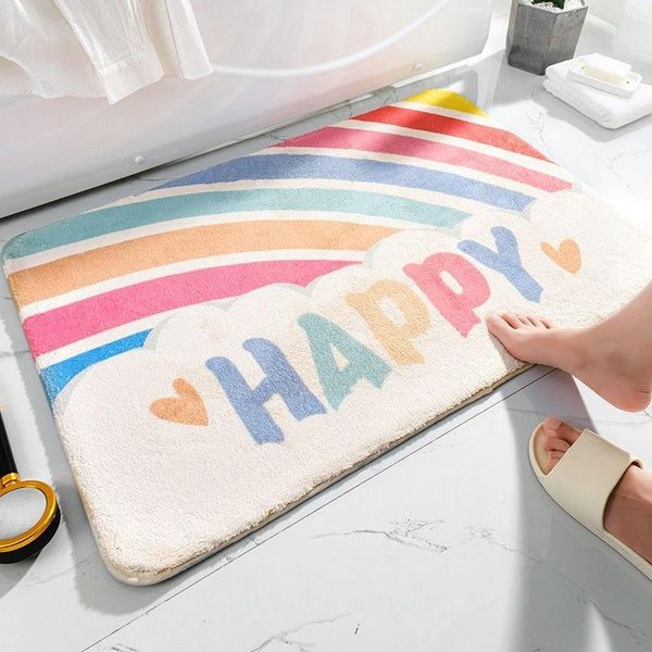 carpets creative cartoon rainbow nordic mat non-slip absorbent furry rug restroom bathroom entrance fluffy rugs polyester material
carpets creative cartoon rainbow nordic mat non-slip absorbent furry rug restroom bathroom entrance fluffy rugs polyester material