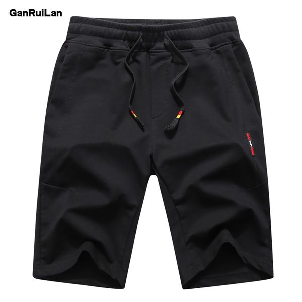 mens summer shorts fashion casual knit cropped short pants fashion sports running knee length shorts male b0756 210518, White;black
mens summer shorts fashion casual knit cropped short pants fashion sports running knee length shorts male b0756 210518, White;black