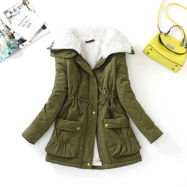 autumn winter women cotton coats medium long wadded slim jacket thermal warm parkas casual quilt overcoat 210430, Black
autumn winter women cotton coats medium long wadded slim jacket thermal warm parkas casual quilt overcoat 210430, Black