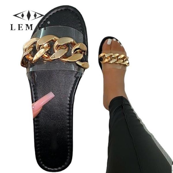 sandals lemai plus size 36-43 summer slippers women's transparent flat jelly shoes fashion casual beach for female, Black
sandals lemai plus size 36-43 summer slippers women's transparent flat jelly shoes fashion casual beach for female, Black