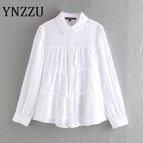 women's blouses & shirts ynzzu 2021 autumn white women blouse and casual turn down collar long sleeve loose female linen chic shirt at
women's blouses & shirts ynzzu 2021 autumn white women blouse and casual turn down collar long sleeve loose female linen chic shirt at