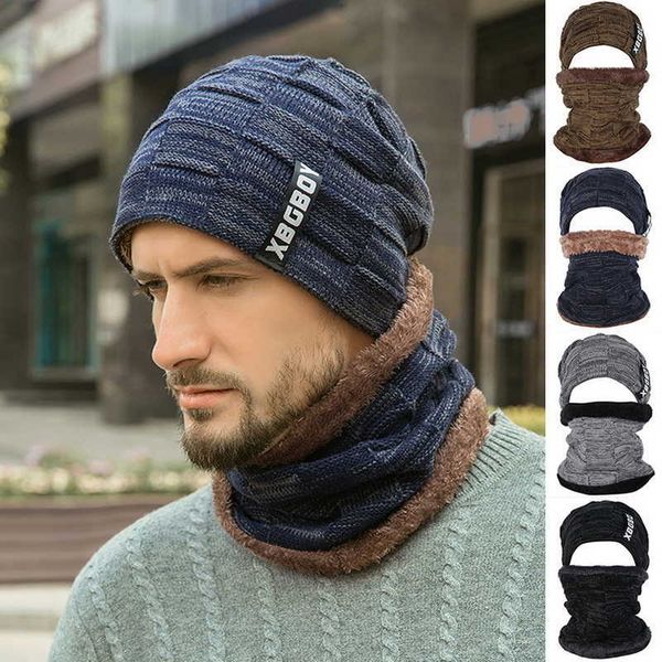 plush fleece winter hat beanies men's scarf warm breathable wool knitted for men fashion s bonnet, Blue;gray
plush fleece winter hat beanies men's scarf warm breathable wool knitted for men fashion s bonnet, Blue;gray