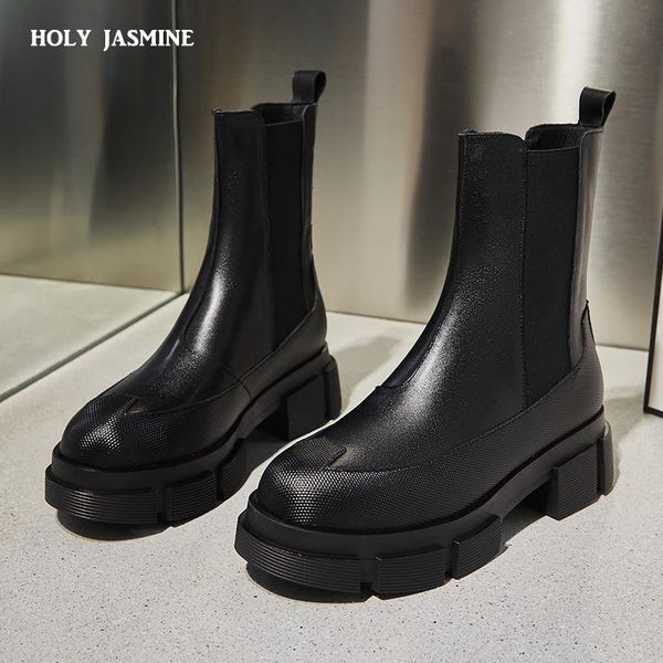 boots genuine leather women ankle fashion platform high heel winter shoes woman casual footwear size 39 foam rubber, Black
boots genuine leather women ankle fashion platform high heel winter shoes woman casual footwear size 39 foam rubber, Black