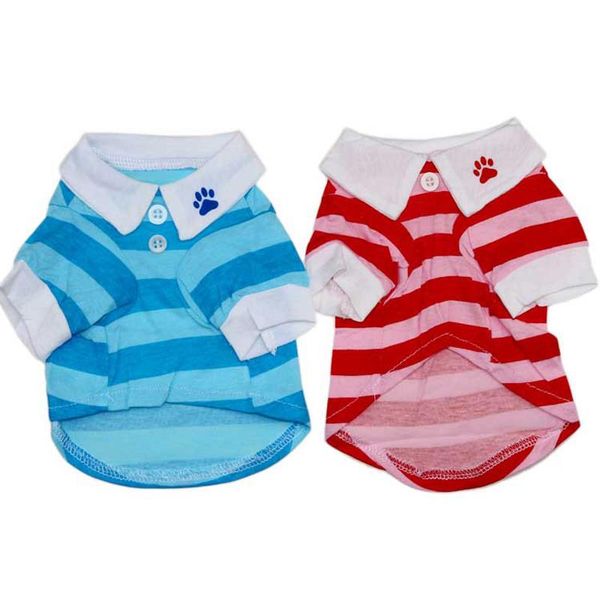 dog apparel pet vests blue pink stripe cotton puppy clothing brand t shirts summer clothes for teddy small
dog apparel pet vests blue pink stripe cotton puppy clothing brand t shirts summer clothes for teddy small
