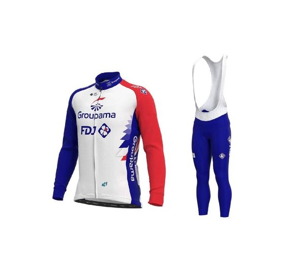 2021 groupama fdj pro team long sleeve cycling jersey wear clothes + bib pants with gel pad size xs-4xl racing sets, Black;blue
2021 groupama fdj pro team long sleeve cycling jersey wear clothes + bib pants with gel pad size xs-4xl racing sets, Black;blue