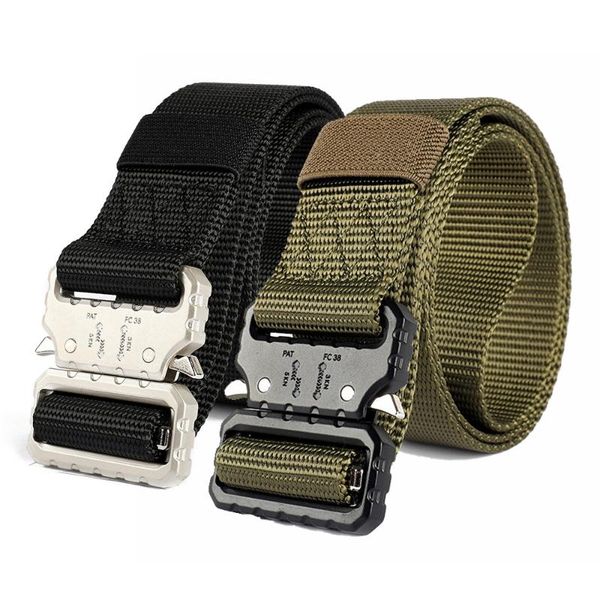 waist support men tactical belt outdoor sports hunting utility training security belts duty army metal bucklemilitary nylon band, Black;gray
waist support men tactical belt outdoor sports hunting utility training security belts duty army metal bucklemilitary nylon band, Black;gray