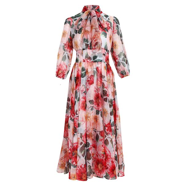 21-spring summer retro red camelliaa flower printing ribbon elegant holiday mid-length length ed chiffon fashion es, Black;gray
21-spring summer retro red camelliaa flower printing ribbon elegant holiday mid-length length ed chiffon fashion es, Black;gray