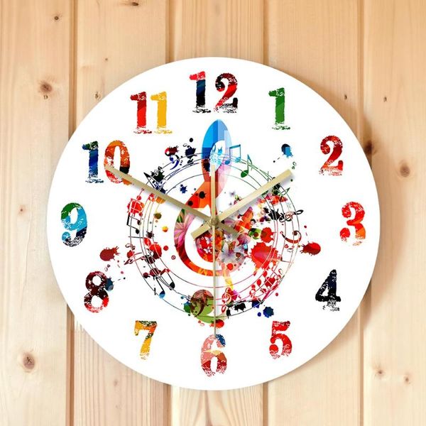 wall clocks musical sign art clock modern design colorful g-clef treble symbol with music notes musician home decor gift
wall clocks musical sign art clock modern design colorful g-clef treble symbol with music notes musician home decor gift