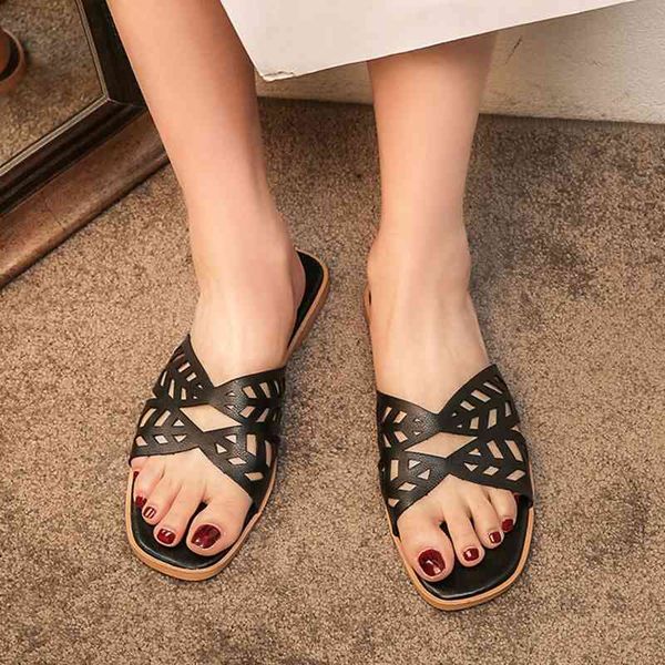 sandals fashion hollow out flat slippers women summer comfort soft bottom beach woman 2021 non-slip slides flip flops sc6k, Black
sandals fashion hollow out flat slippers women summer comfort soft bottom beach woman 2021 non-slip slides flip flops sc6k, Black