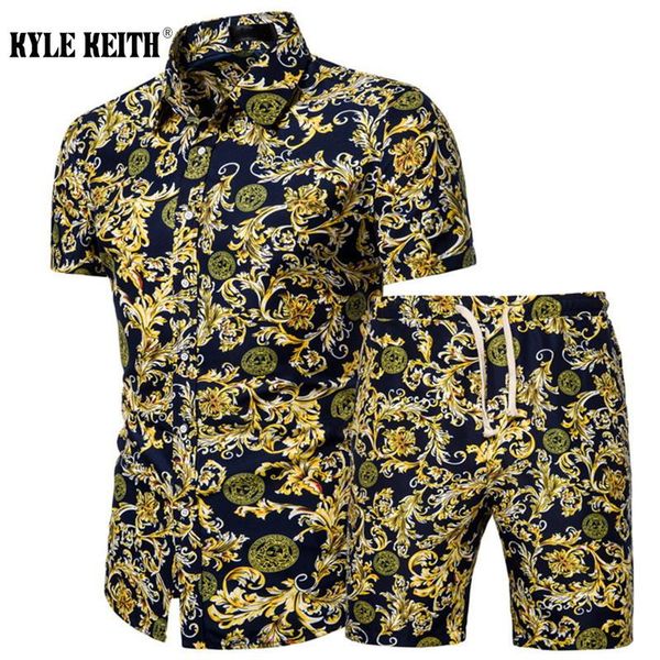 men's tracksuits summer short-sleeved printed button shirts beach shorts streetwear casual male suit 2 pieces plus size -5xl, Gray
men's tracksuits summer short-sleeved printed button shirts beach shorts streetwear casual male suit 2 pieces plus size -5xl, Gray