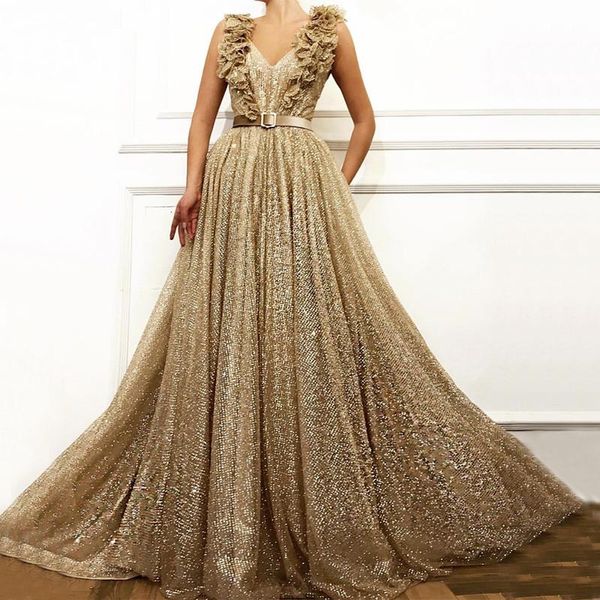 party dresses evening gown long 2021 sequined gold sequins tulle prom v neck for women special occasion plus size, White;black
party dresses evening gown long 2021 sequined gold sequins tulle prom v neck for women special occasion plus size, White;black