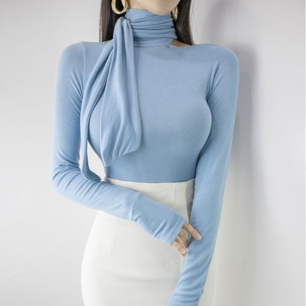 women's t-shirt spring slim slimming stand-up collar tie bottoming shirt long-sleeved t-shirt aesthetic clothes sy62, White
women's t-shirt spring slim slimming stand-up collar tie bottoming shirt long-sleeved t-shirt aesthetic clothes sy62, White