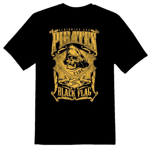 pirates rise the black flag black or white tee shirt, White;black
pirates rise the black flag black or white tee shirt, White;black
