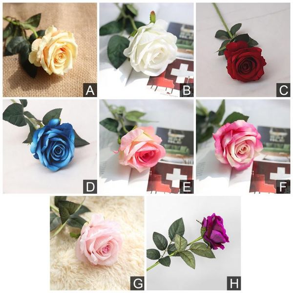 decorative flowers & wreaths artificial fake silk plastic rose branch realistic flower arrangement for wedding party home office decor n06
decorative flowers & wreaths artificial fake silk plastic rose branch realistic flower arrangement for wedding party home office decor n06